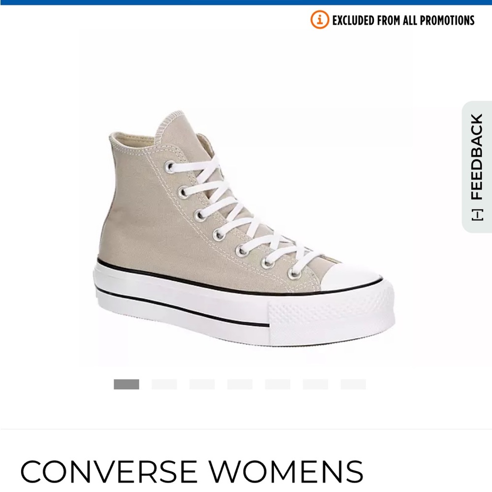 Brand new ✨ “papyrus/egret” converse sneakers